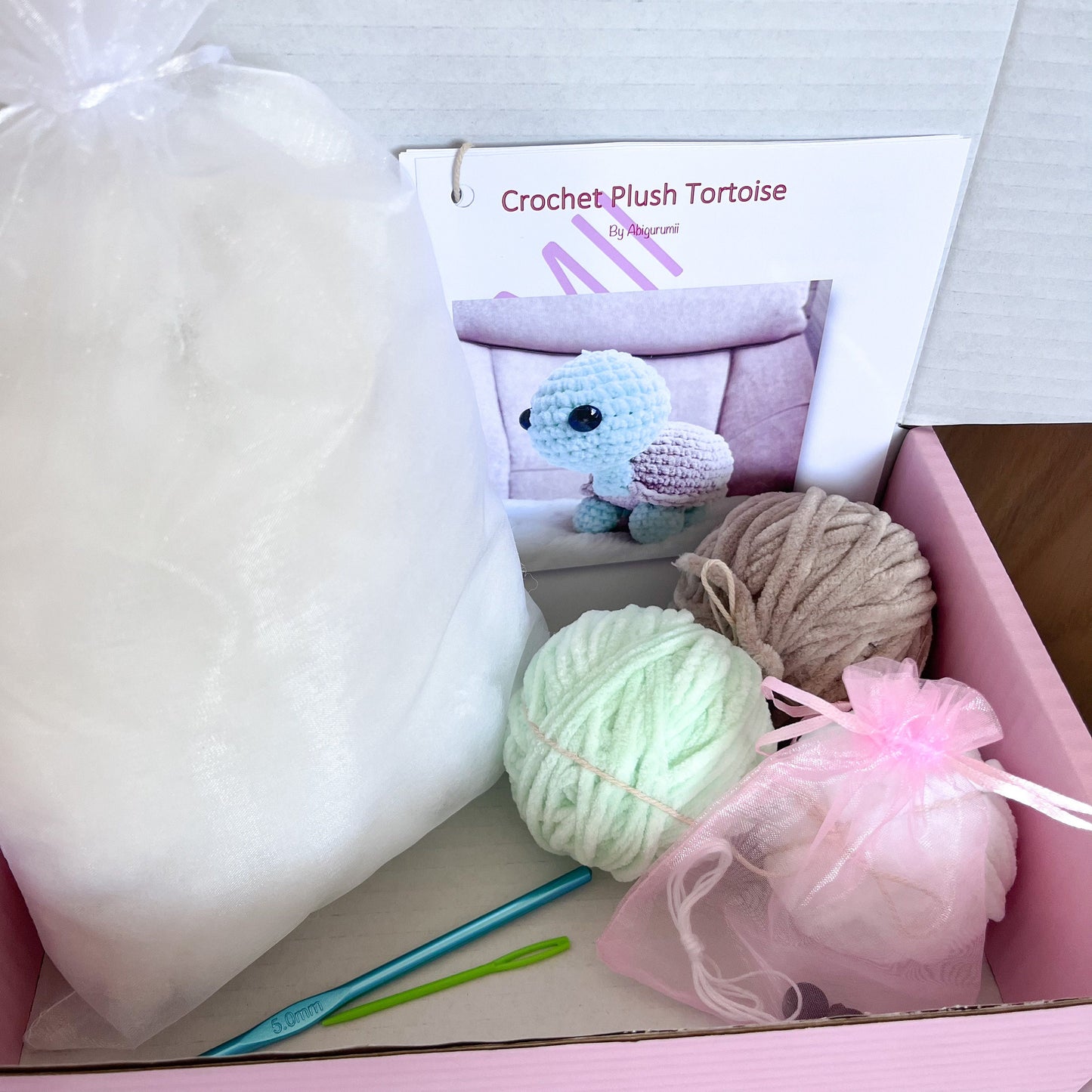 Tortoise Crochet Kit | Crochet Amigurumi Kit