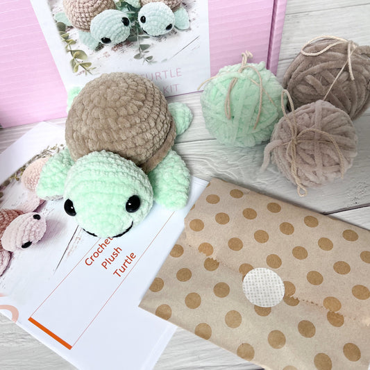 Turtle Crochet Kit | Crochet Amigurumi Kit