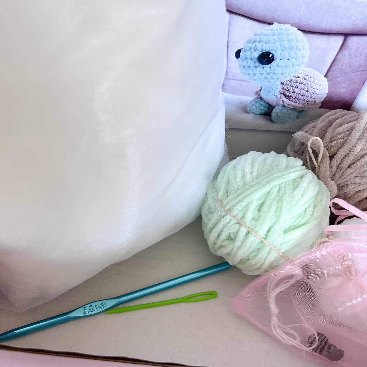 Tortoise Crochet Kit | Crochet Amigurumi Kit