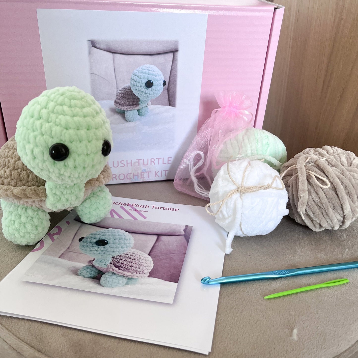 Tortoise Crochet Kit | Crochet Amigurumi Kit